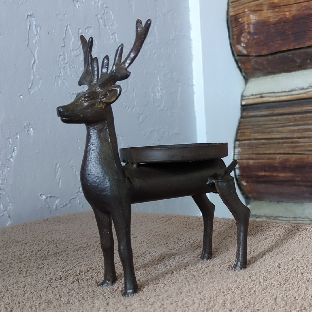 Belle Cose 143648 Midwest Deer Candle Holder Lodge Home Decor
